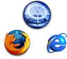 Internet explorer, Firefox