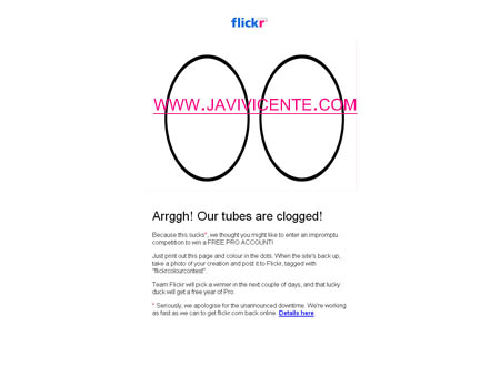 Flickr's down