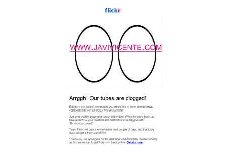 Flickr's down