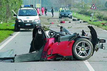 Accidente Ferrari Enzo